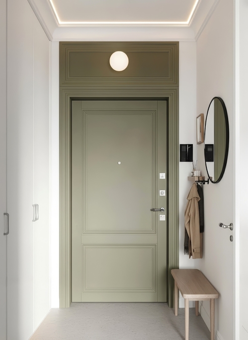 Дверь с покраской эмалью Дверь с покраской эмалью