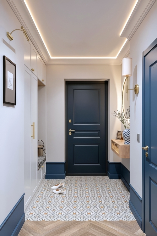 Темная входная дверь Темная входная дверь