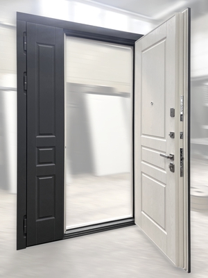 Полуторная дверь с МДФ отделкой Полуторная дверь с МДФ отделкой